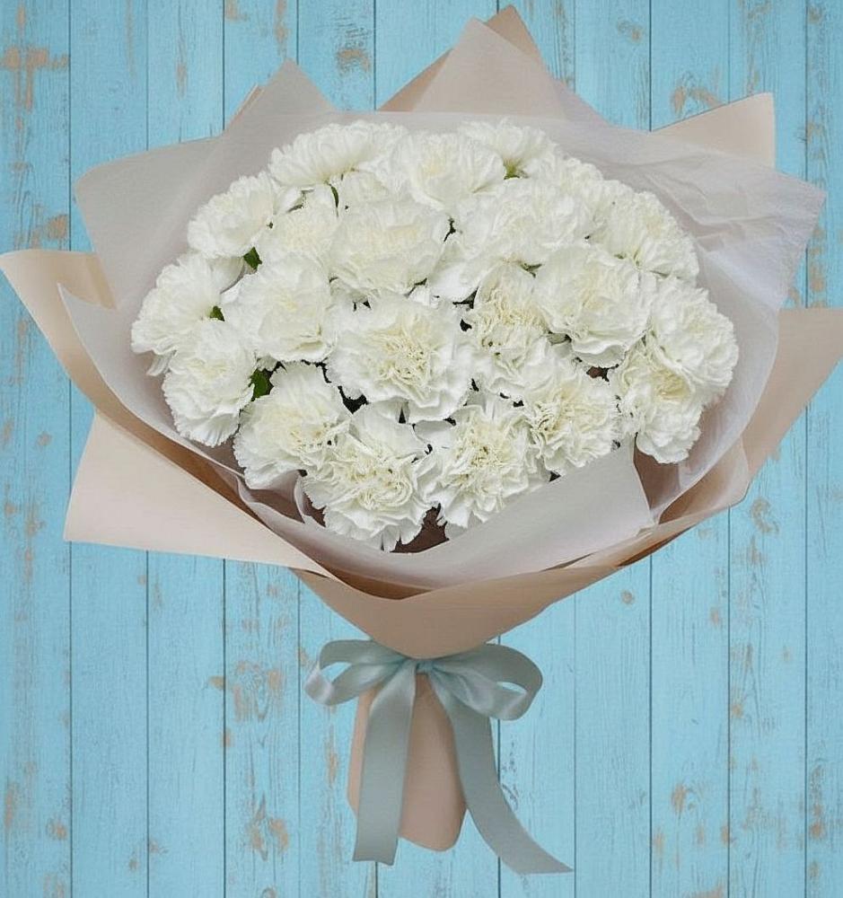 Букет цветов из: Гвоздики в Сосновоборске Пензенской области