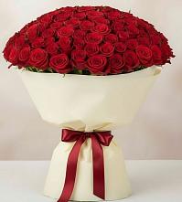 Букет 101 Красная роза Милано #REPLACE_PRED# Сосновоборске Пензенской области