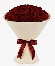 Букет 101 Бордовая роза Блэк Бакарра в Сосновоборске Пензенской области