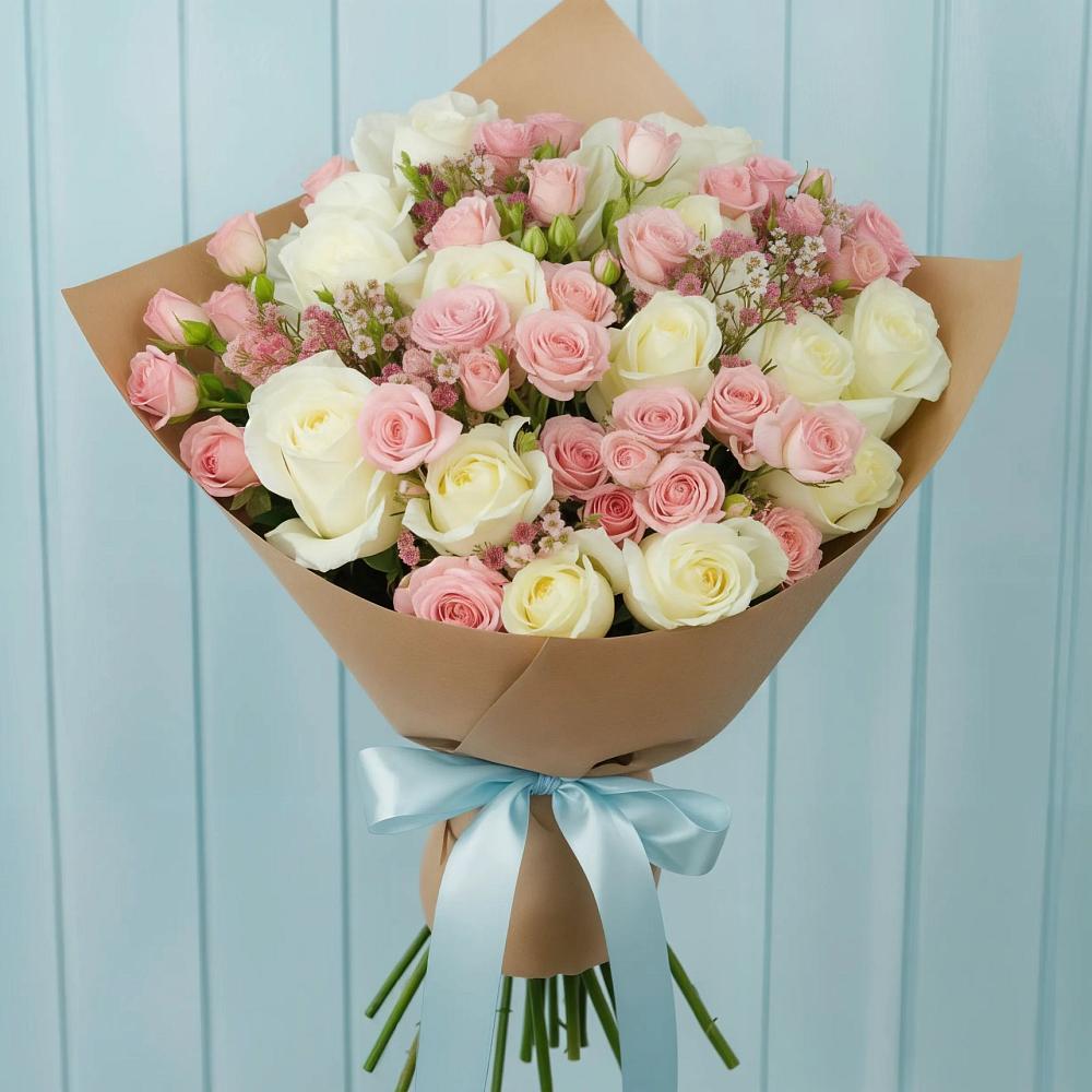 Букет цветов из: Розы в Сосновоборске Пензенской области