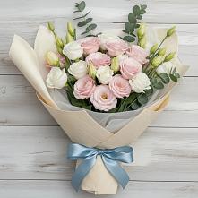 Букет цветов из:  Лизиантусы в Сосновоборске Пензенской области
