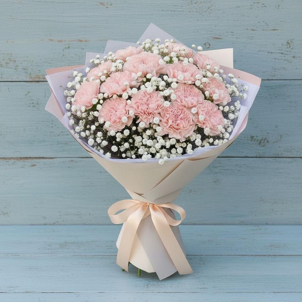 Букет цветов из: Гвоздики в Сосновоборске Пензенской области