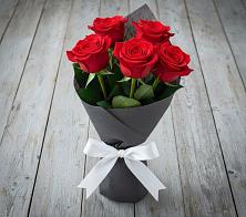Букет 5 Красных роз Эдлесс Лав #REPLACE_PRED# Сосновоборске Пензенской области