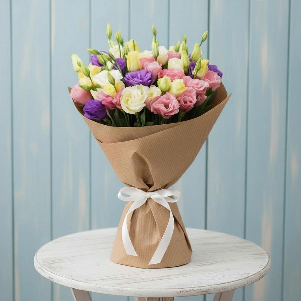 Букет цветов из: Лизиантусы в Сосновоборске Пензенской области