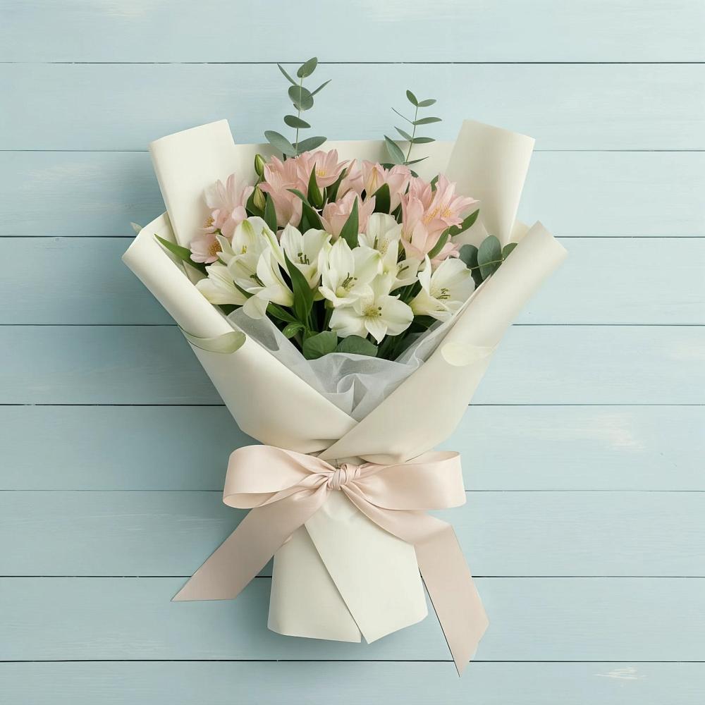 Букет цветов из: Альстромерии в Сосновоборске Пензенской области