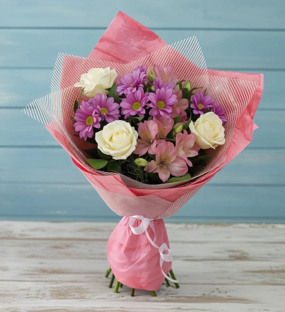 Букет цветов из: Герберы в Сосновоборске Пензенской области