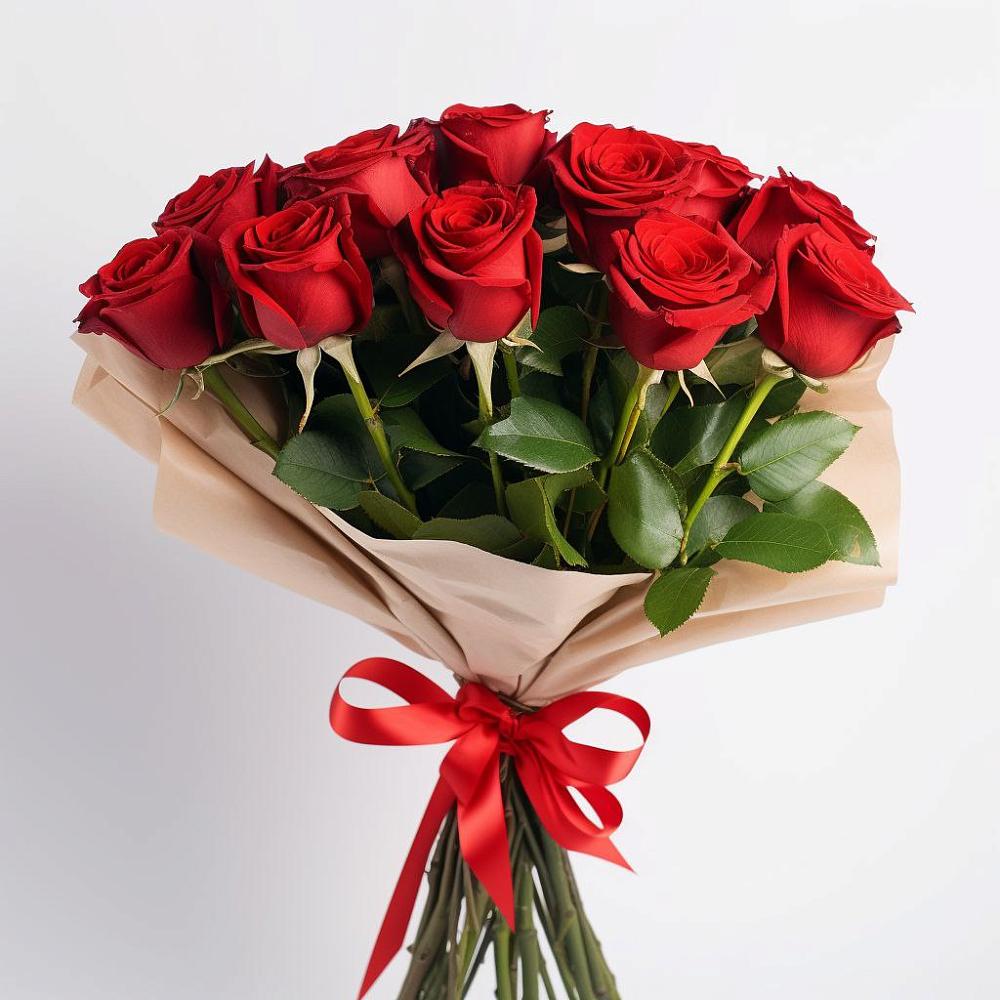 Букет 11 Красных роз Эдлесс Лав в Сосновоборске Пензенской области