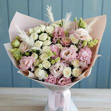 Букет цветов из:  Альстромерии и Розы в Сосновоборске Пензенской области