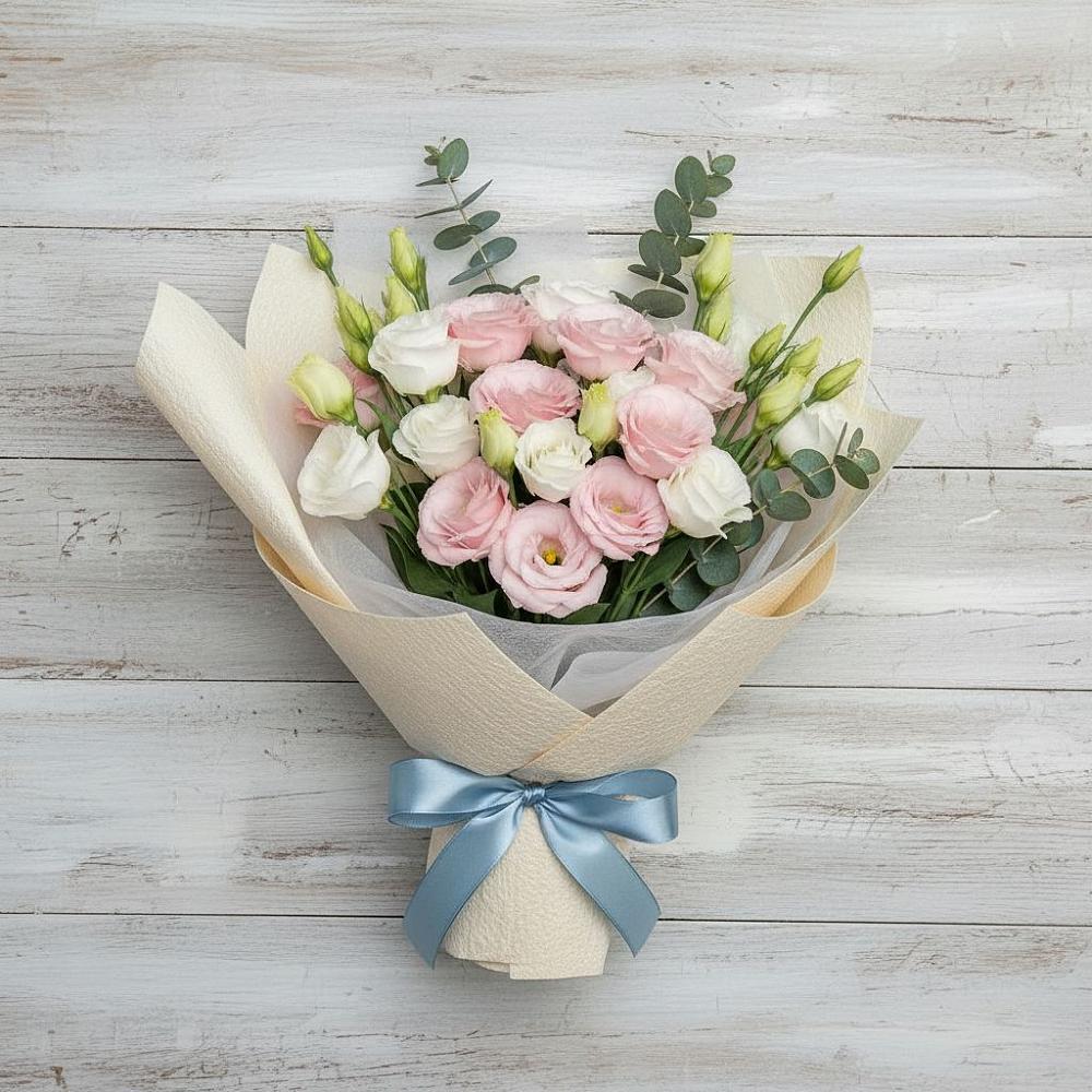 Букет цветов из: Лизиантусы в Сосновоборске Пензенской области